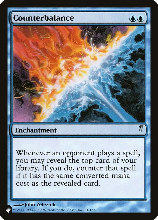 2020 The List Counterbalance #CSP-31 uncommon card image