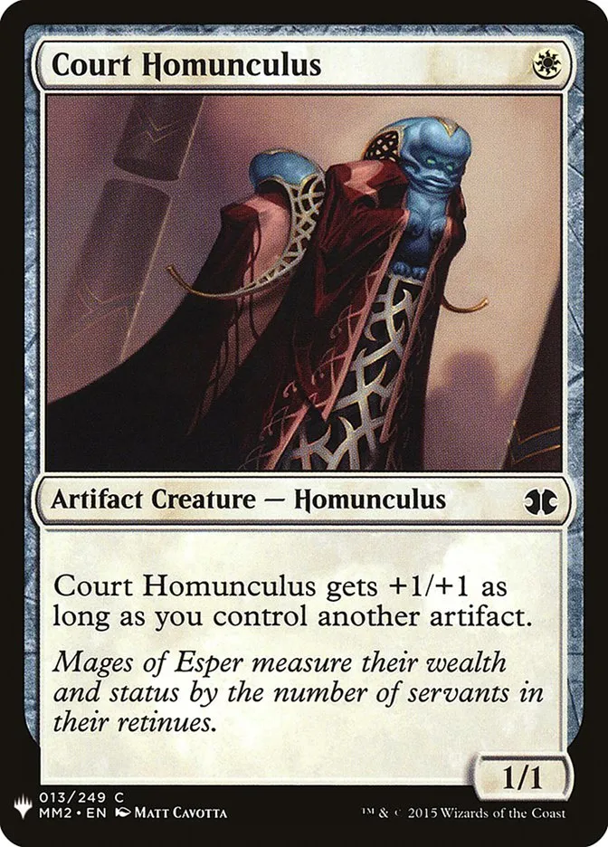 2020 The List Court Homunculus #MM2-13 common card image