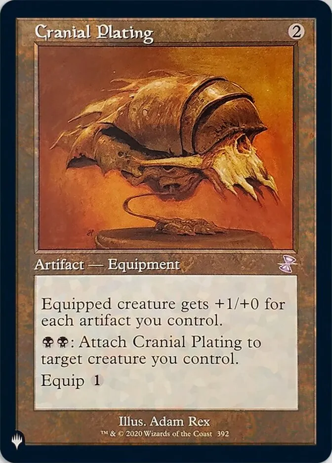 2020 The List Cranial Plating common #TSR-392 common card image