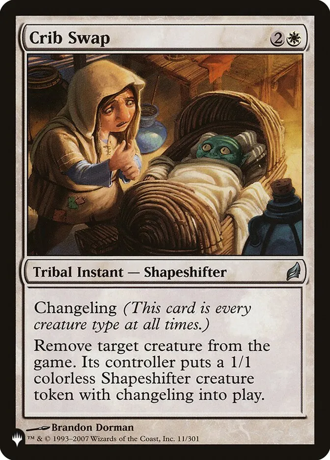 2020 The List Crib Swap #LRW-11 uncommon card image