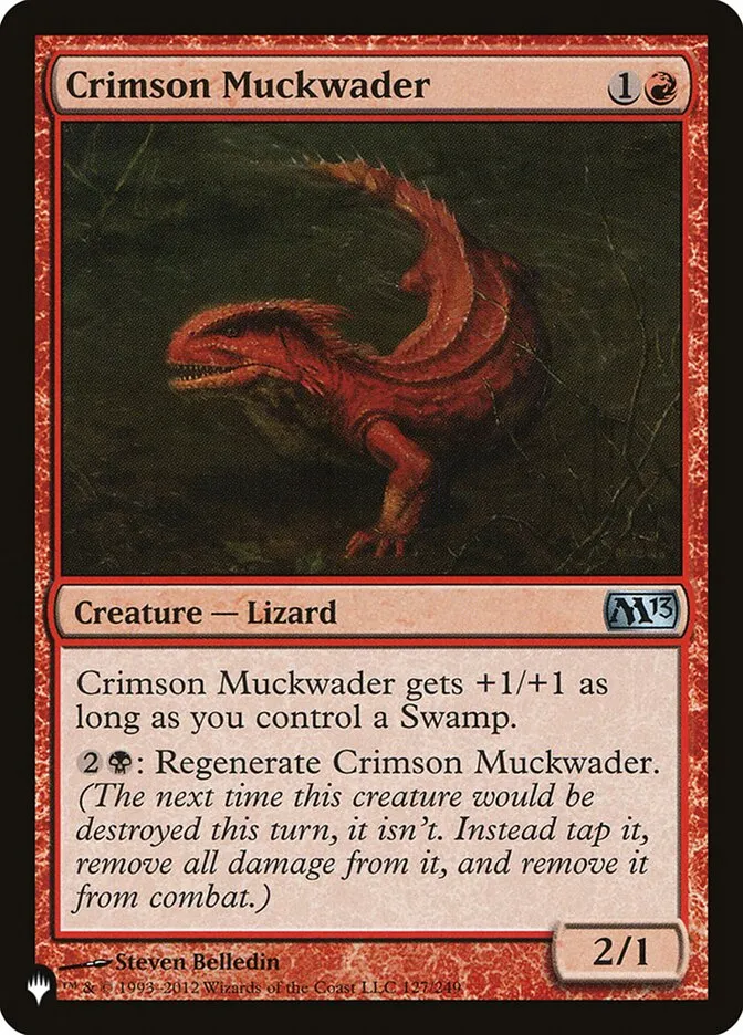 2020 The List Crimson Muckwader #M13-127 uncommon card image