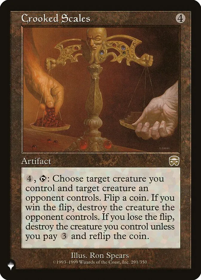 2020 The List Crooked Scales #MMQ-291 rare card image