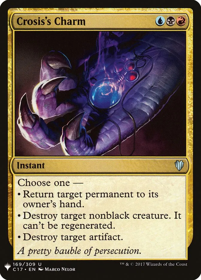 2020 The List Crosis's Charm #C17-169 uncommon card image