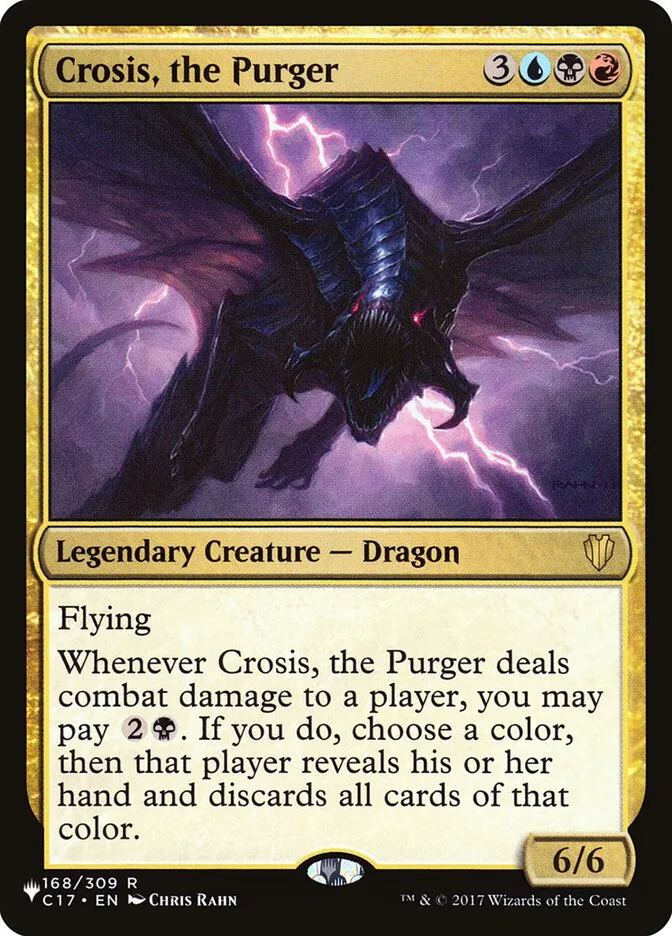 2020 The List Crosis, the Purger #C17-168 rare card image