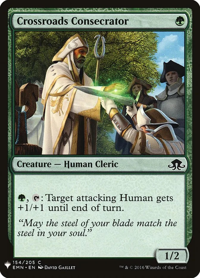 2020 The List Crossroads Consecrator #EMN-154 common card image