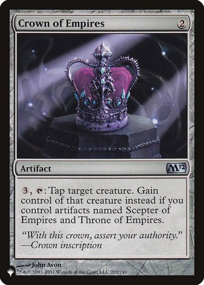 2020 The List Crown of Empires #M12-203 uncommon card image