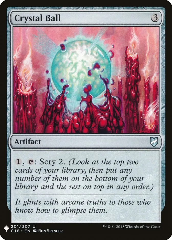 2020 The List Crystal Ball #C18-201 uncommon card image