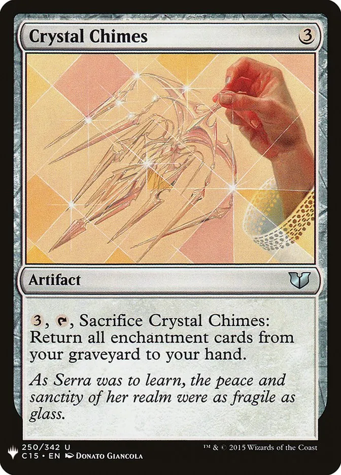 2020 The List Crystal Chimes #C15-250 uncommon card image
