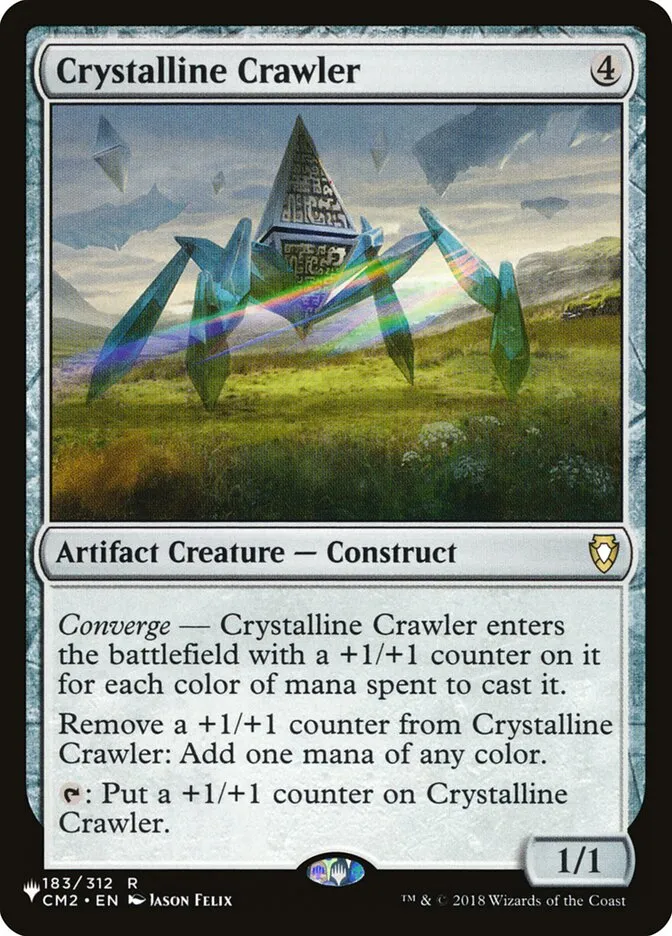 2020 The List Crystalline Crawler #CM2-183 rare card image