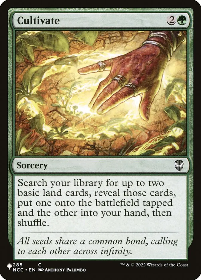 2020 The List Cultivate #NCC-285 common card image