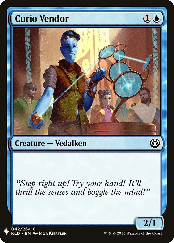 2020 The List Curio Vendor #KLD-42 common card image