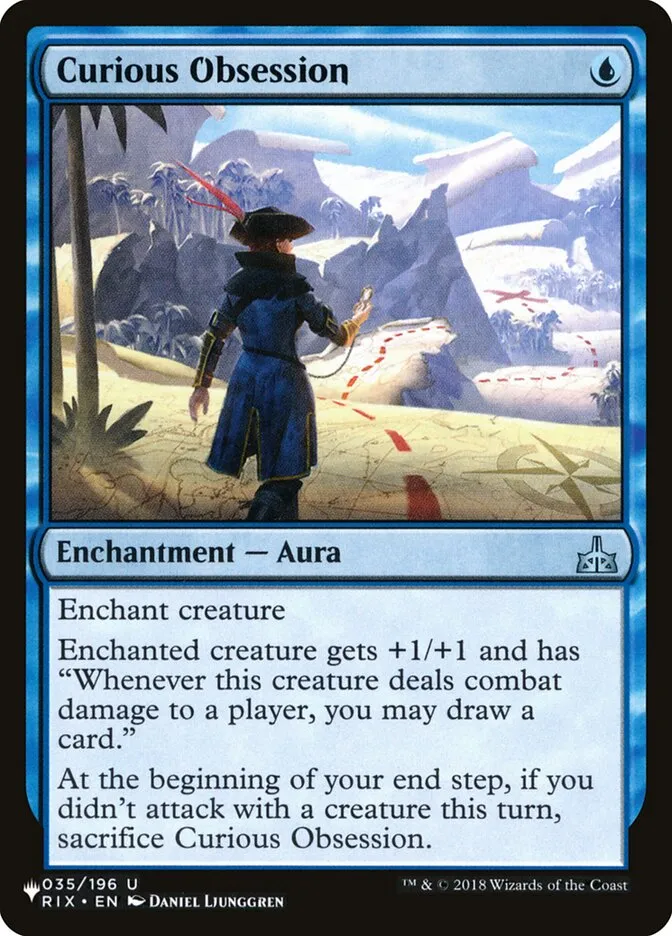 2020 The List Curious Obsession uncommon #RIX-35 uncommon card image