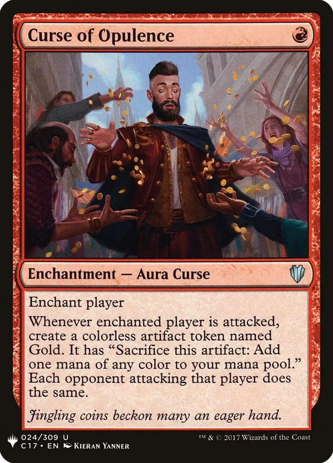 2020 The List Curse of Opulence #C17-24 uncommon card image