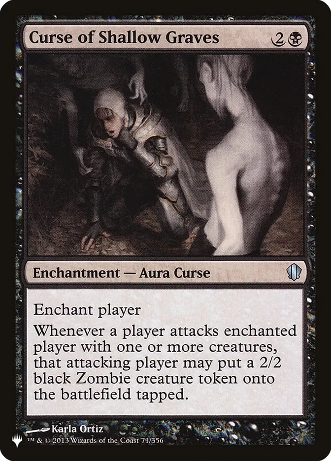 2020 The List Curse of Shallow Graves #C13-71 uncommon card image
