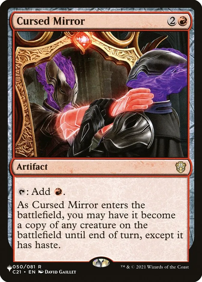 2020 The List Cursed Mirror #C21-50 rare card image