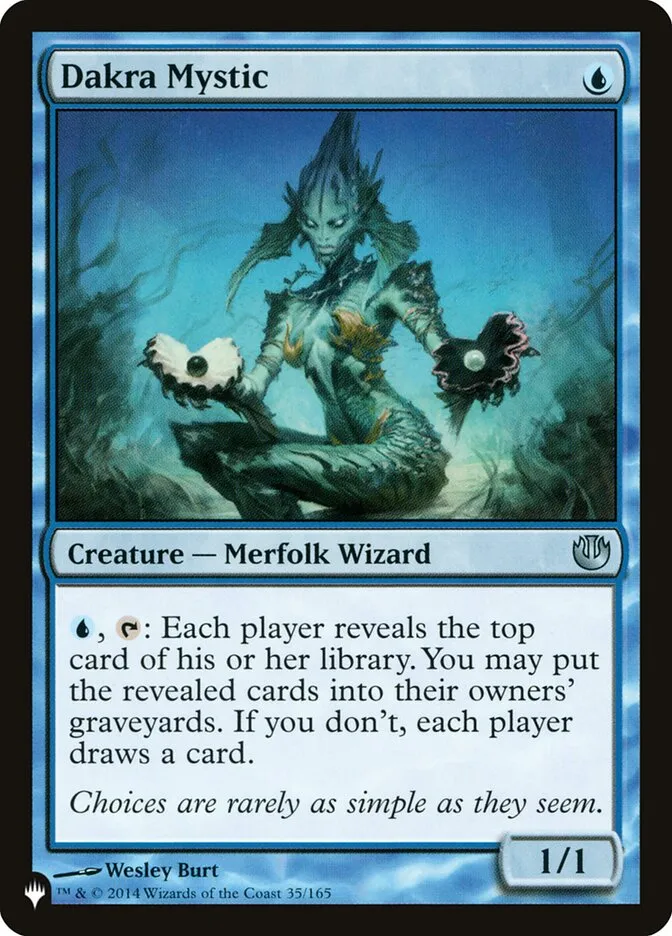 2020 The List Dakra Mystic #JOU-35 uncommon card image