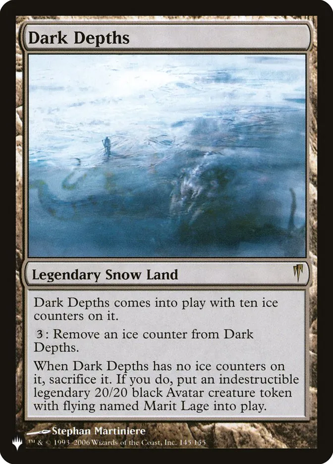 2020 The List Dark Depths #CSP-145 rare card image