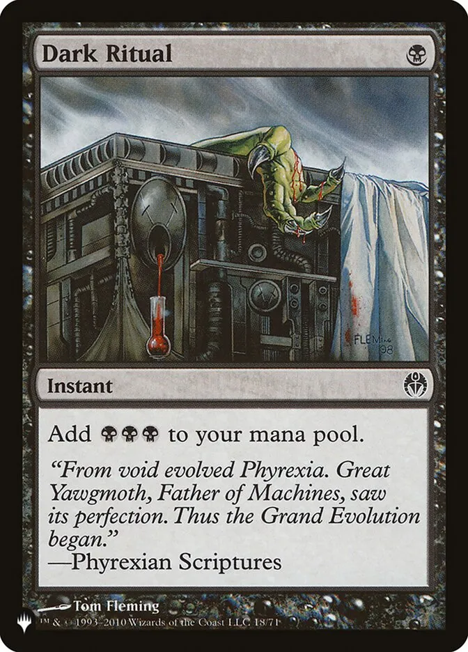 2020 The List Dark Ritual common #DDE-18 common card image
