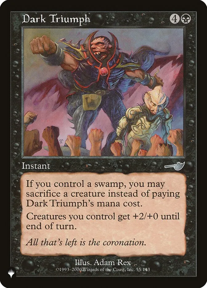 2020 The List Dark Triumph #NEM-55 uncommon card image