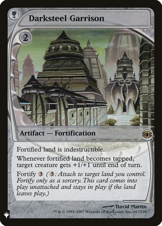 2020 The List Darksteel Garrison #FUT-167 rare card image