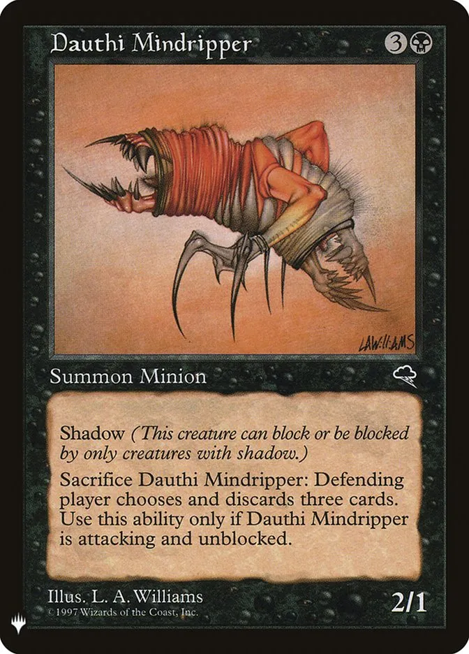 2020 The List Dauthi Mindripper uncommon #TMP-125 uncommon card image