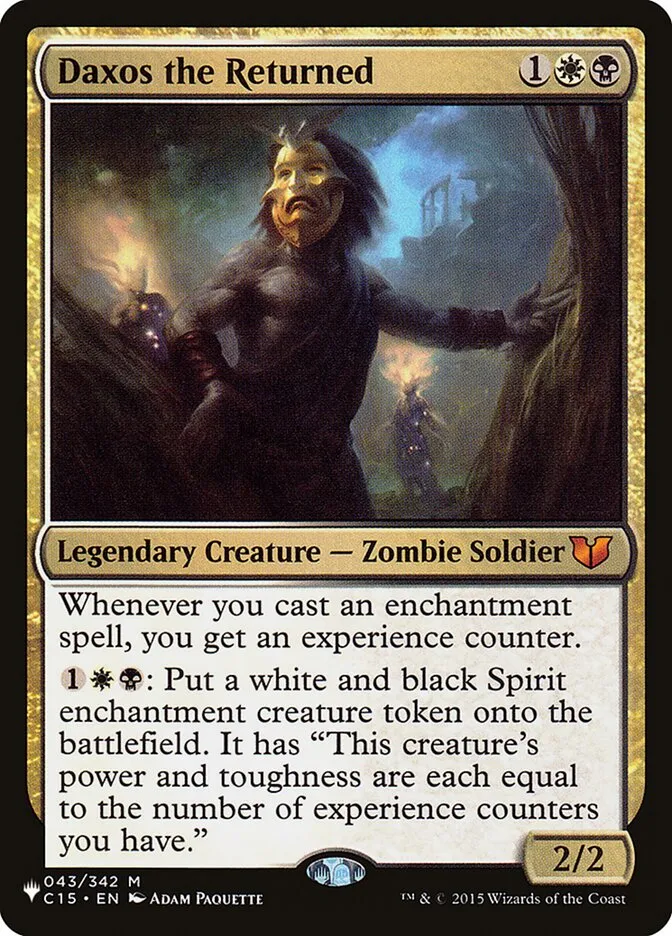 2020 The List Daxos the Returned #C15-43 mythic card image