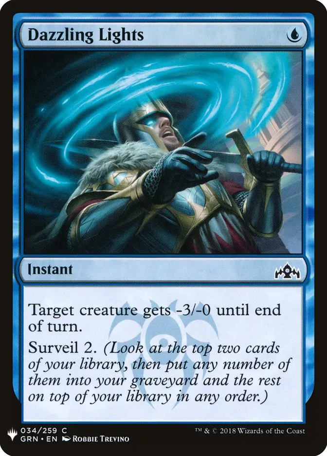 2020 The List Dazzling Lights #GRN-34 common card image