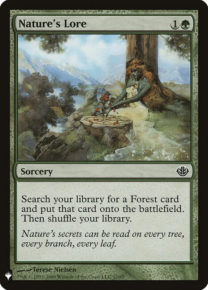 2020 The List Nature's Lore common #DDD-17 common card image