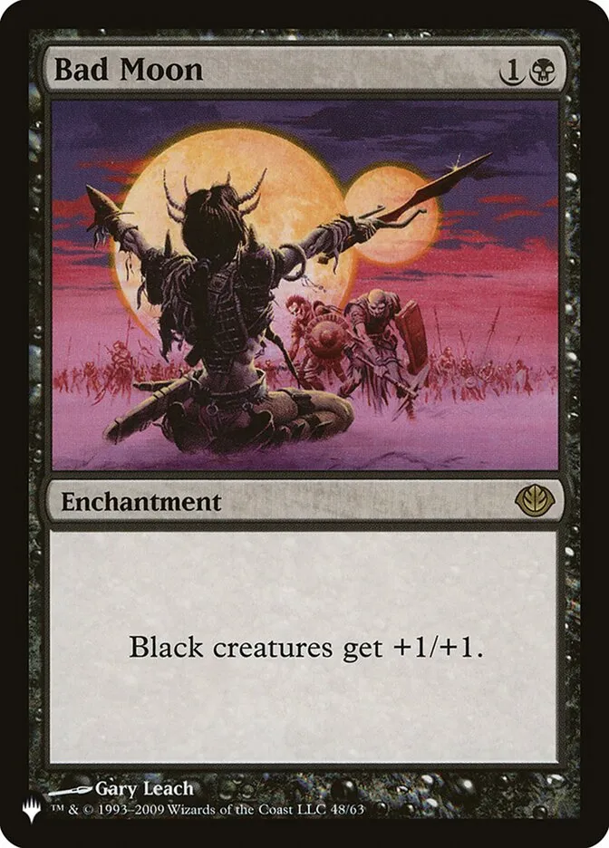 2020 The List Bad Moon #DDD-48 rare card image