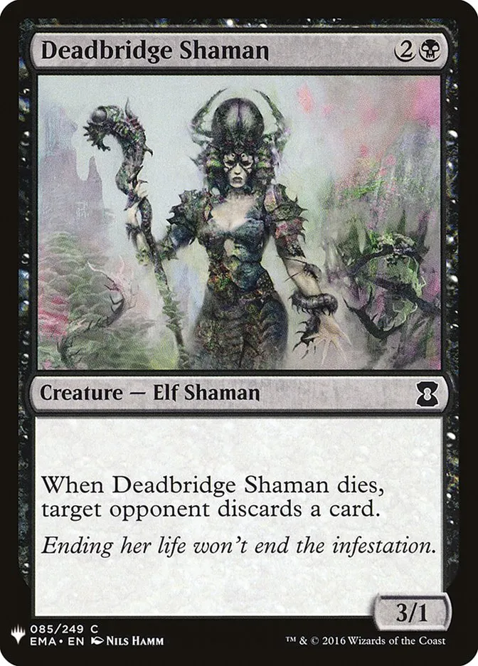 2020 The List Deadbridge Shaman #EMA-85 common card image