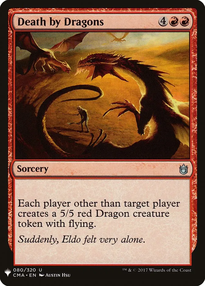 2020 The List Death by Dragons #CMA-80 uncommon card image