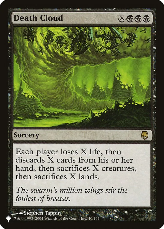 2020 The List Death Cloud rare #DST-40 rare card image