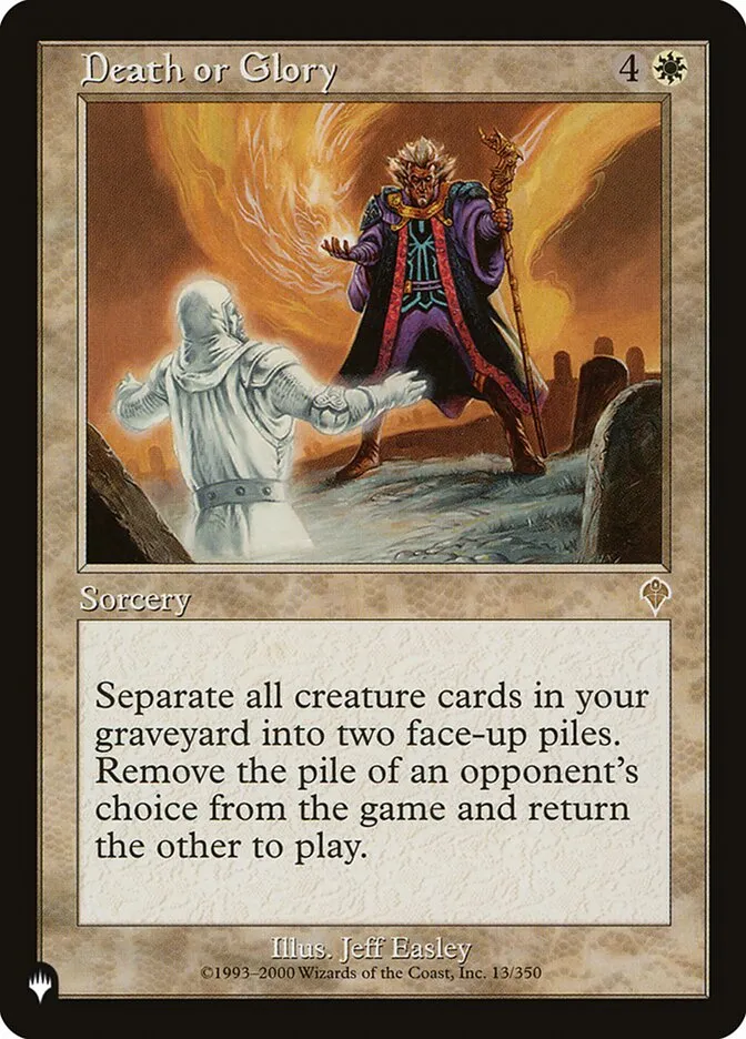 2020 The List Death or Glory #INV-13 rare card image