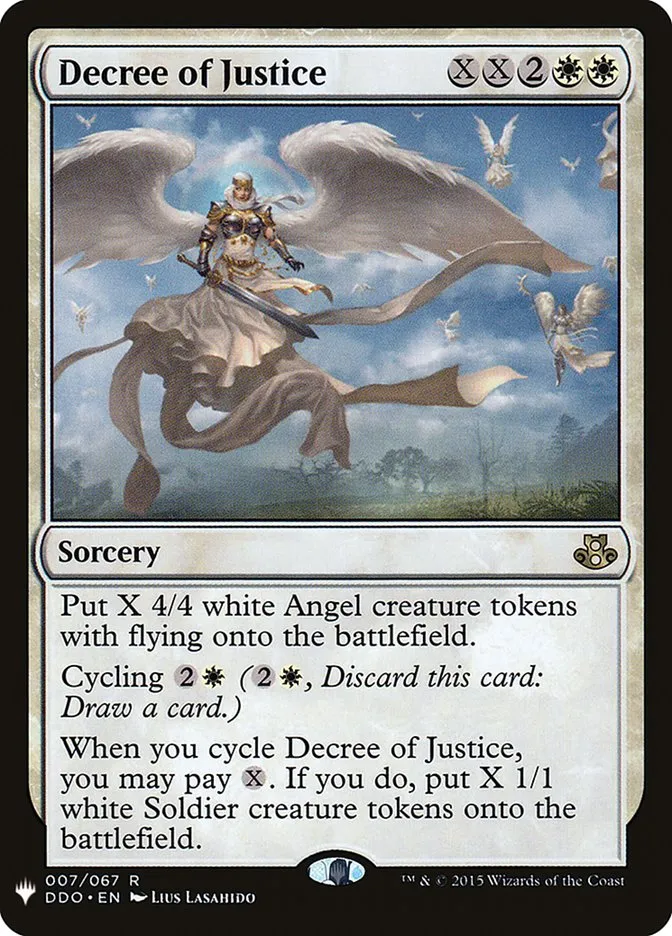 2020 The List Decree of Justice #DDO-7 rare card image