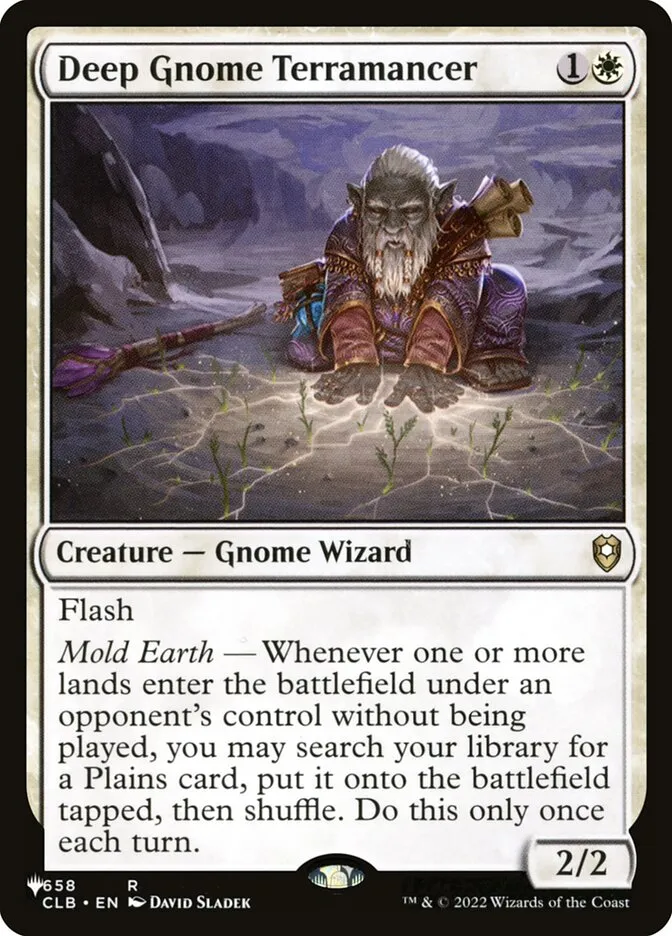 2020 The List Deep Gnome Terramancer #CLB-658 rare card image