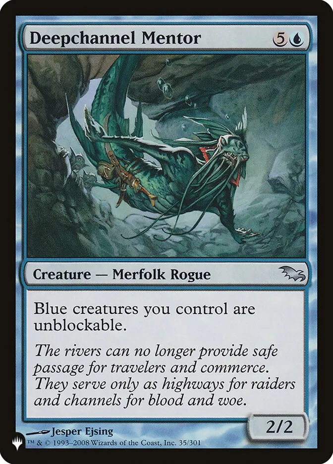 2020 The List Deepchannel Mentor #SHM-35 uncommon card image