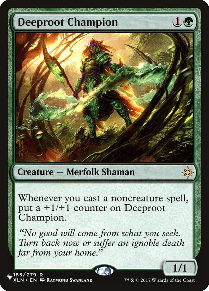 2020 The List Deeproot Champion #XLN-185 rare card image