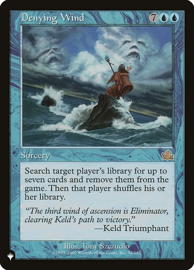 2020 The List Denying Wind #PCY-32 rare card image