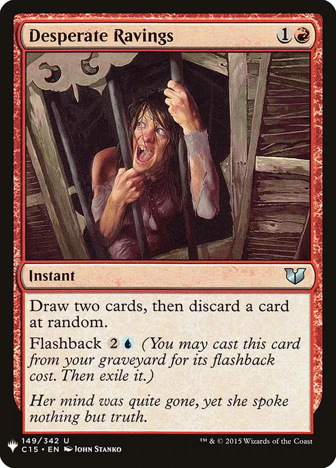 2020 The List Desperate Ravings #C15-149 uncommon card image