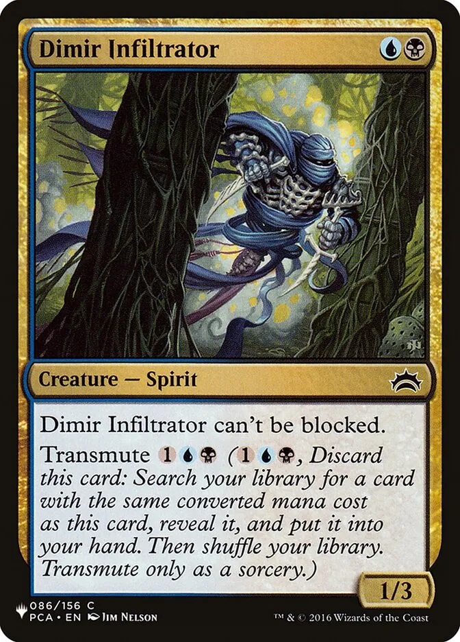 2020 The List Dimir Infiltrator #PCA-86 common card image