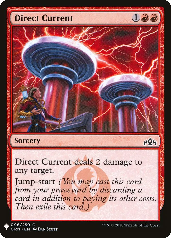 2020 The List Direct Current common #GRN-96 common card image