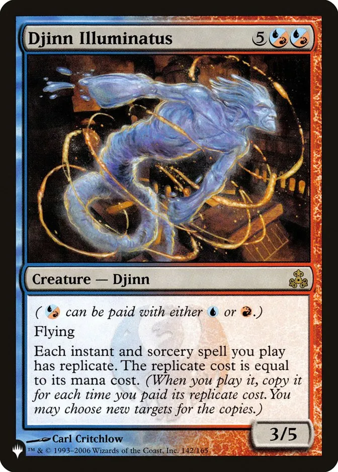 2020 The List Djinn Illuminatus #GPT-142 rare card image