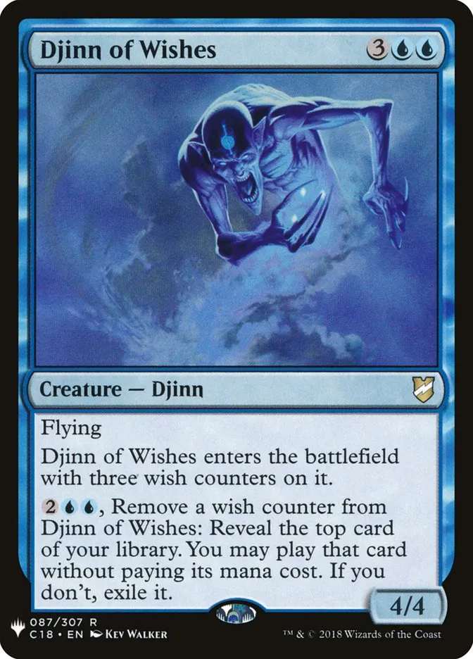 2020 The List Djinn of Wishes #C18-87 rare card image