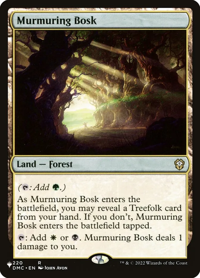 2020 The List Murmuring Bosk #DMC-220 rare card image