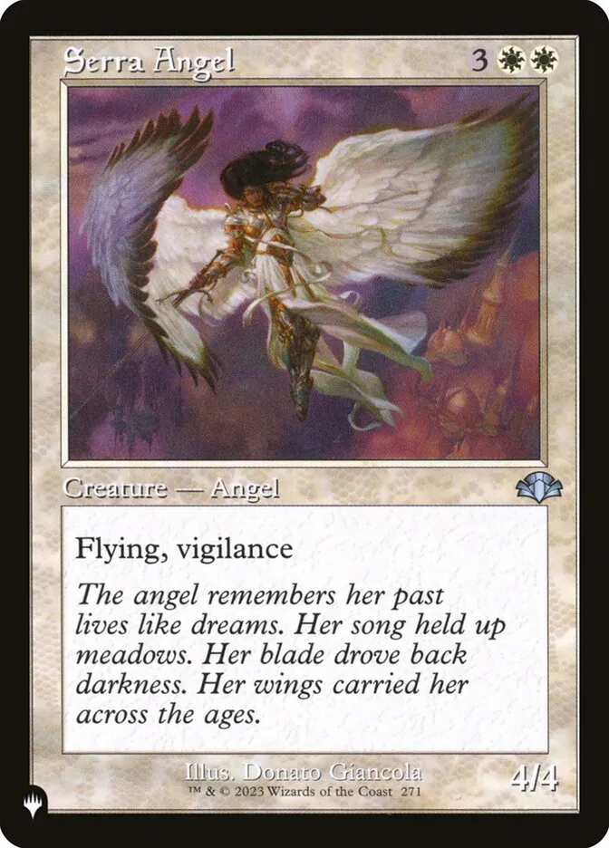 2020 The List Serra Angel #DMR-271 uncommon card image
