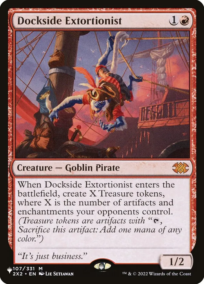 2020 The List Dockside Extortionist #2X2-107 mythic card image