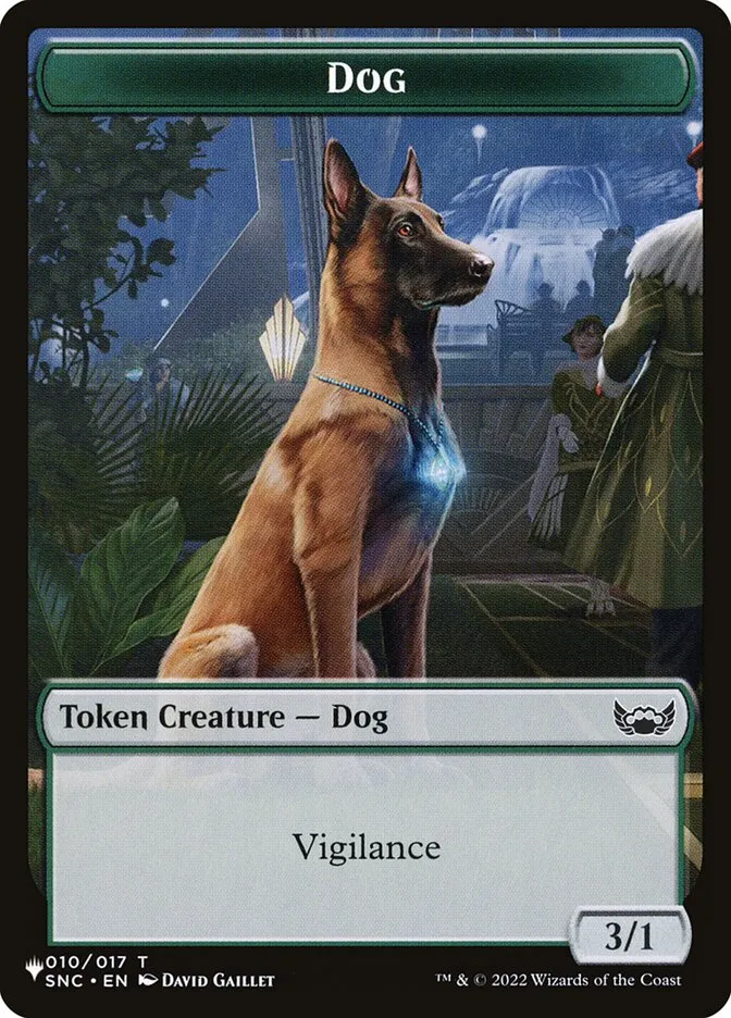 2020 The List Dog common #TSNC-10 common card image