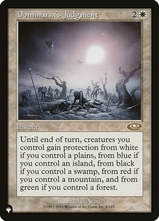 2020 The List Dominaria's Judgment #PLS-4 rare card image