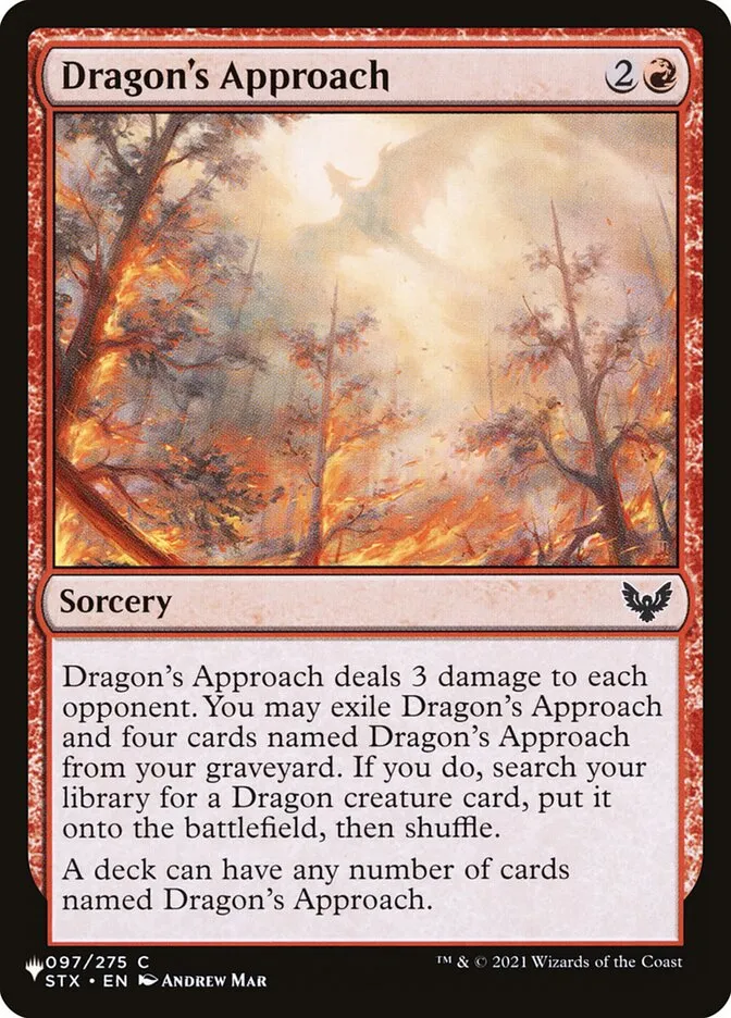 2020 The List Dragon's Approach #STX-97 common card image