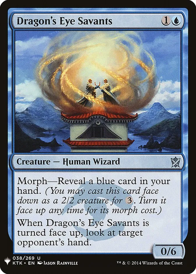 2020 The List Dragon's Eye Savants #KTK-38 uncommon card image